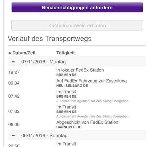 fedex paket wann kommt.